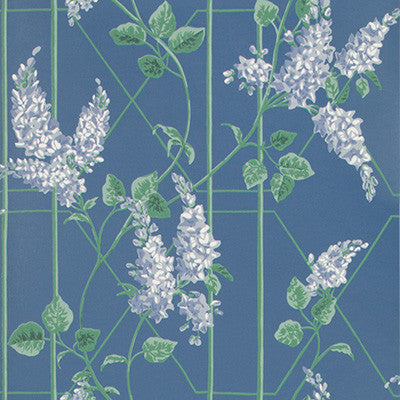 Cole & Son Wallpaper Wisteria P Blue/Jade/C Blue