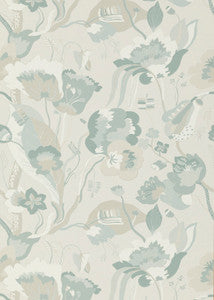 G P & J Baker Wallpaper California Soft Blue