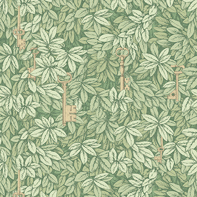 Cole & Son Wallpaper Chiavi Segrete Olive