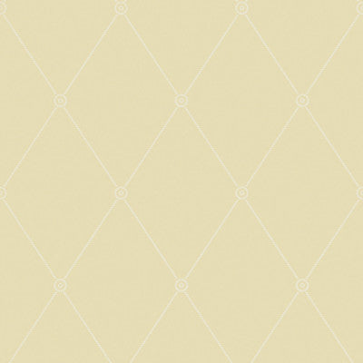 Cole & Son Wallpaper Large Georgian Rope Trellis Straw