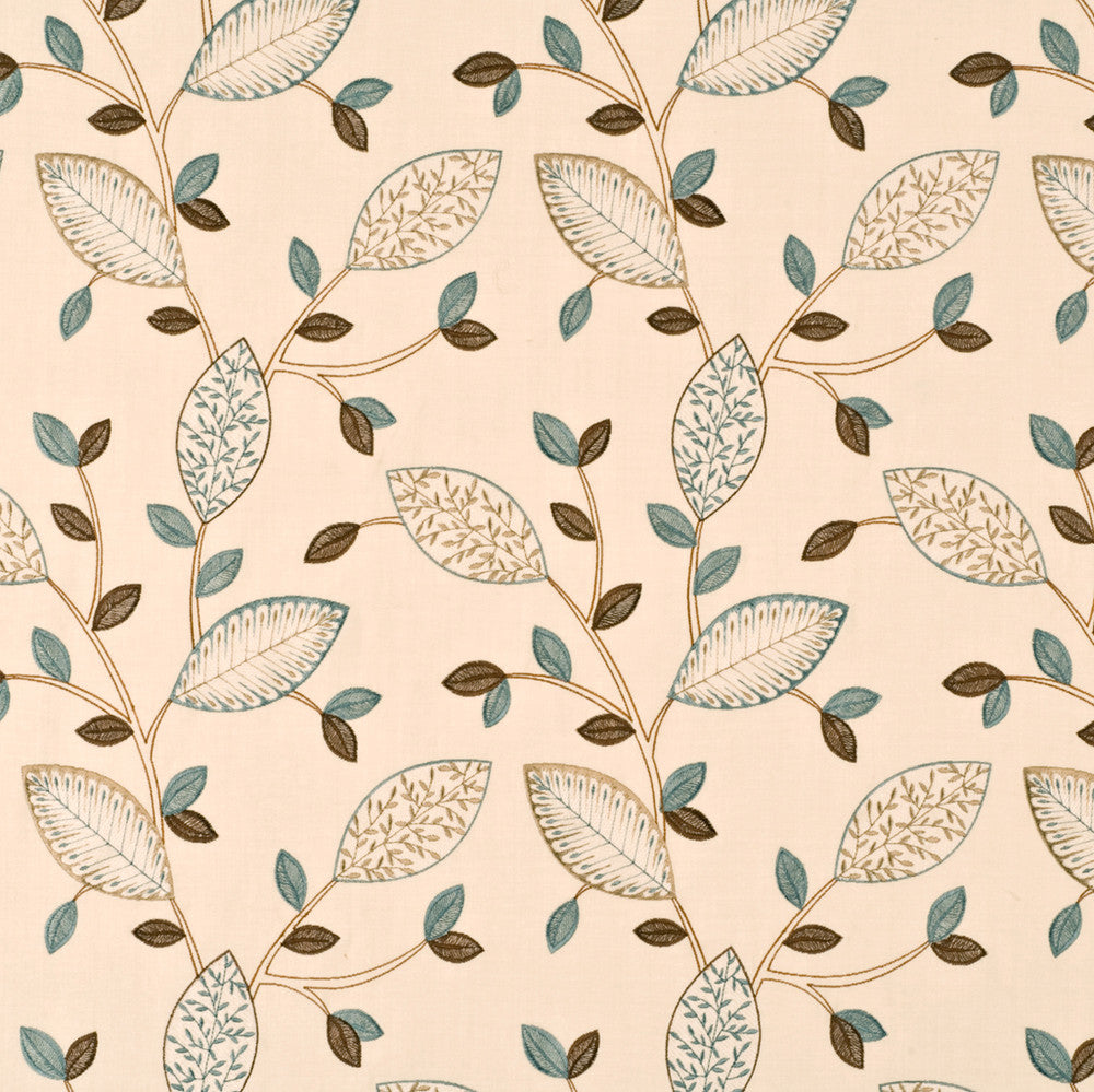 Baker Lifestyle Fabric Lauretta Teal/Biscuit