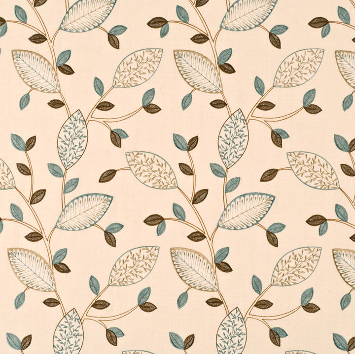 Baker Lifestyle Fabric Lauretta Teal/Biscuit