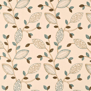 Baker Lifestyle Fabric Lauretta Teal/Biscuit