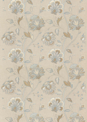 G P & J Baker Fabric Ormesby Soft Blue