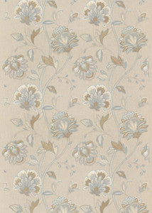 G P & J Baker Fabric Ormesby Soft Blue