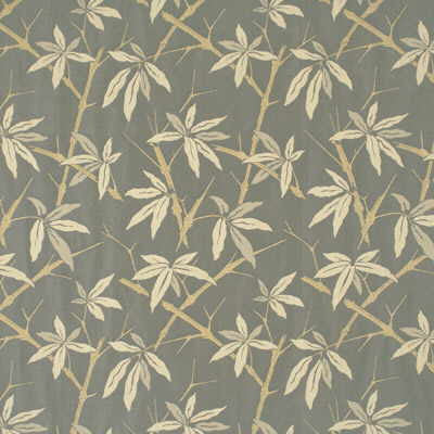 G P & J Baker Fabric Bamboo Slate Blue