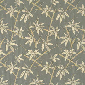 G P & J Baker Fabric Bamboo Slate Blue