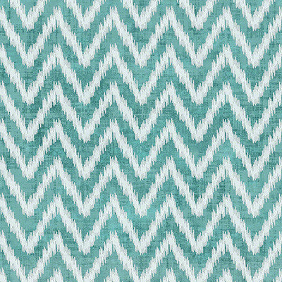 Winfield Thybony Wallpaper Ziggy Light Teal