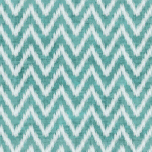 Winfield Thybony Wallpaper Ziggy Light Teal
