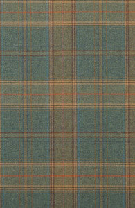 Mulberry Fabric Shetland Plaid Teal