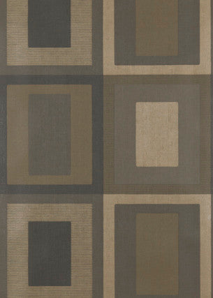 Threads Wallpaper Moro Charcoal/Bronze