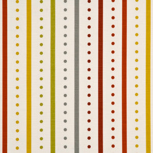 Baker Lifestyle Fabric Opera Stripe Red/Gold