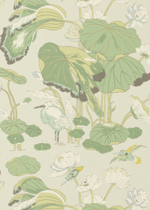 G P & J Baker Wallpaper Nympheus Botanical