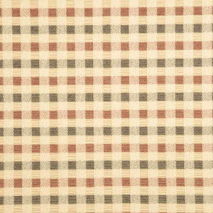 Baker Lifestyle Fabric Wave Pleat Navy/Red