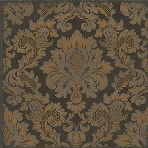 Cole & Son Wallpaper Stravinsky Charcoal & Bronze