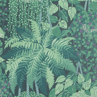 Cole & Son Wallpaper Fern Viridian And Teal