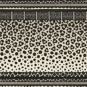 Cole & Son Wallpaper Zulu Border Black & White