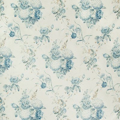 Lee Jofa Fabric Adelyn Handblock Blue