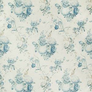 Lee Jofa Fabric Adelyn Handblock Blue