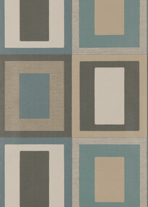 Threads Wallpaper Moro Teal/Indigo