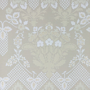 Lee Jofa Modern Wallpaper Drummond Damask Stone
