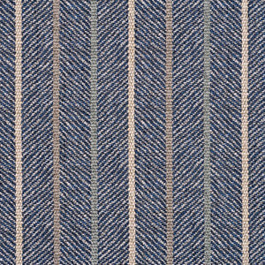 G P & J Baker Fabric Silverton Stripe Indigo