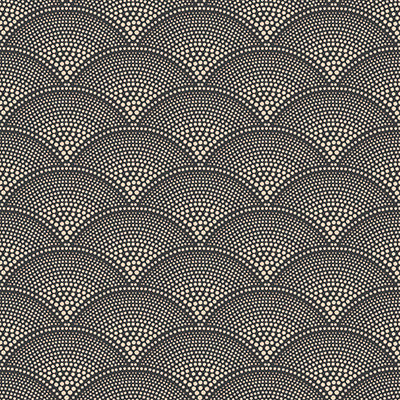 Cole & Son Wallpaper Feather Fan Charcoal/Bronze