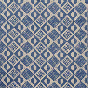Lee Jofa Fabric Circles And Squares Azure