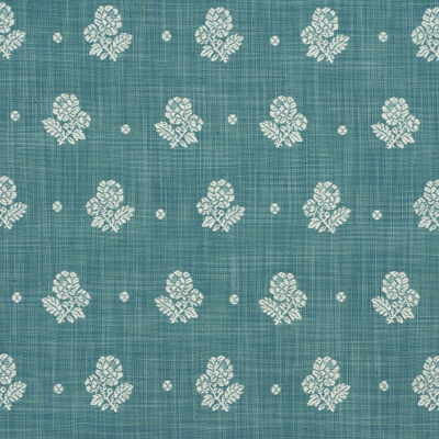 Mulberry Fabric Provence Flower Blue