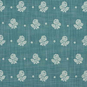 Mulberry Fabric Provence Flower Blue