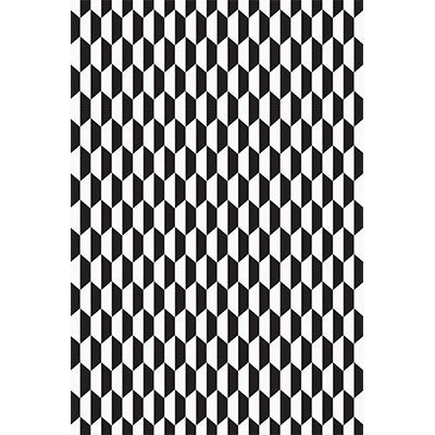 Cole & Son Fabric Tile Blk Wht