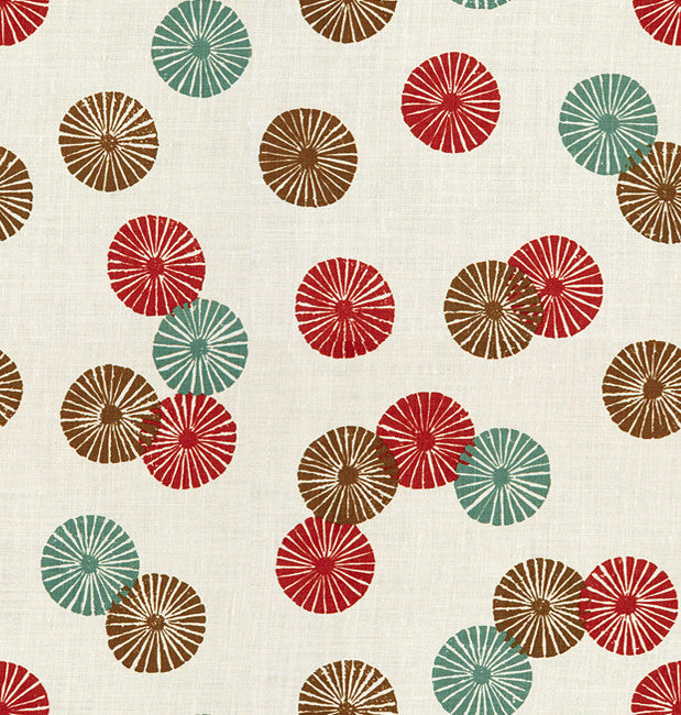 Groundworks Fabric Kasa Indian Red