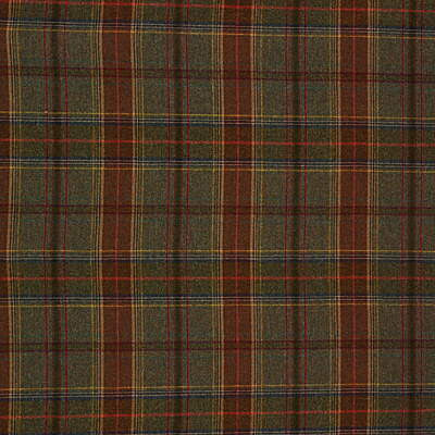 Mulberry Fabric Shetland Plaid Lovat