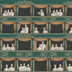Cole & Son Wallpaper Teatro Racing Car Green