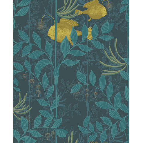 Cole & Son Wallpaper Nautilus Dark Blue