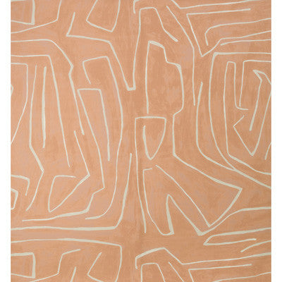 Groundworks Wallpaper Graffito Salmon/Cream