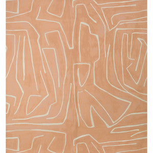 Groundworks Wallpaper Graffito Salmon/Cream