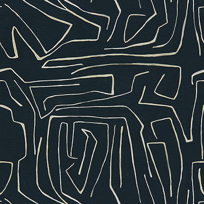 Lee Jofa Modern Fabric Graffito Onyx/Beige