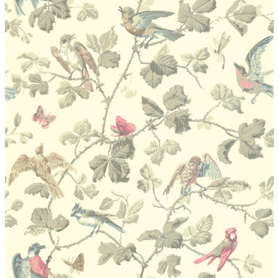 Cole & Son Wallpaper Winter Birds Linen