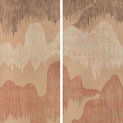 Groundworks Wallpaper Cascadia Paper Blush
