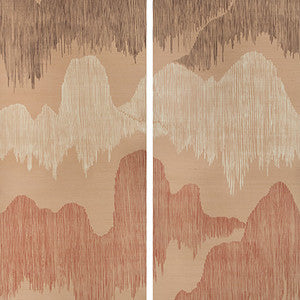 Groundworks Wallpaper Cascadia Paper Blush