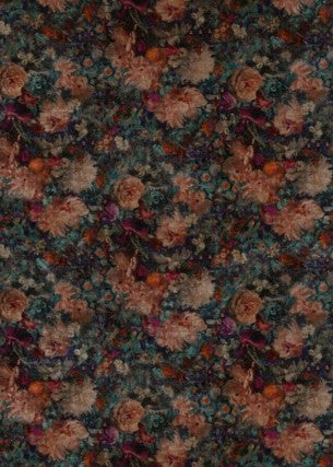 G P & J Baker Fabric Royal Garden Velvet Jewel