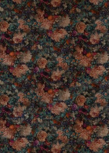 G P & J Baker Fabric Royal Garden Velvet Jewel