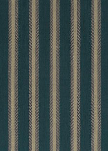 Mulberry Fabric Chester Stripe Teal