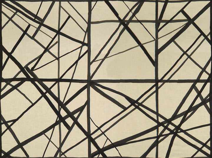 Lee Jofa Modern Fabric Channels Ebony/Ivory