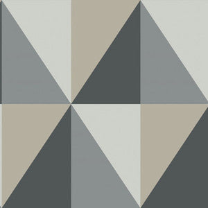 Cole & Son Wallpaper Apex Grand Grey And Black