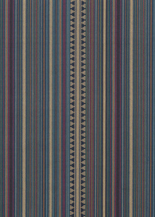 Mulberry Fabric Pageant Stripe Teal