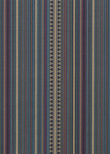 Mulberry Fabric Pageant Stripe Teal