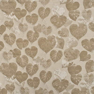 Mulberry Fabric Lime Leaves Antique