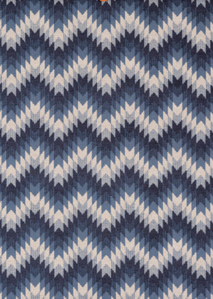 Mulberry Fabric FD743.H10 Logan Indigo 3 3/4 Yards